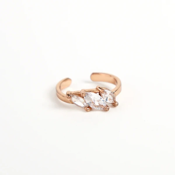 Aurelia Crystal Trio Midi Ring