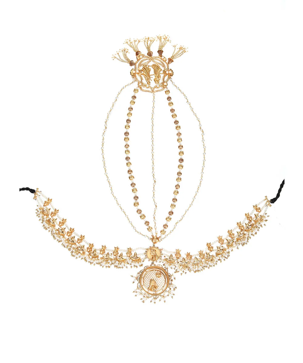 Aaradhya Pearl Radiance Mathapatti