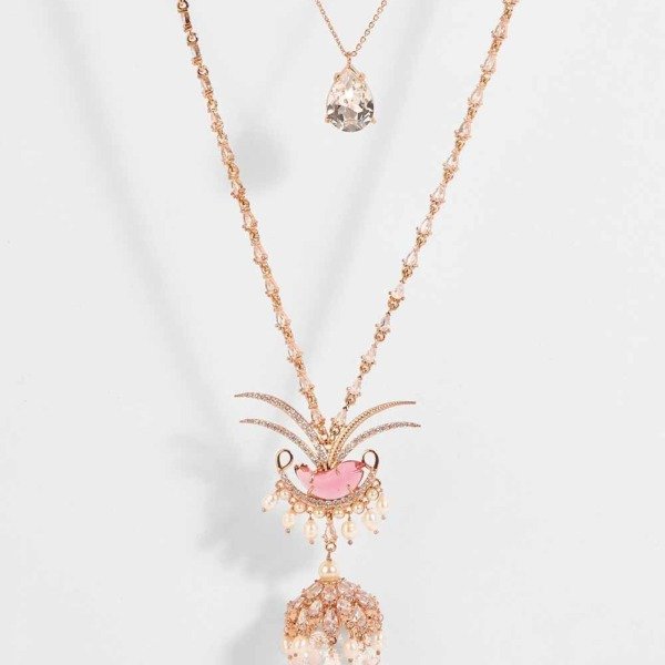Aurelia Fish Charm Layered Necklace