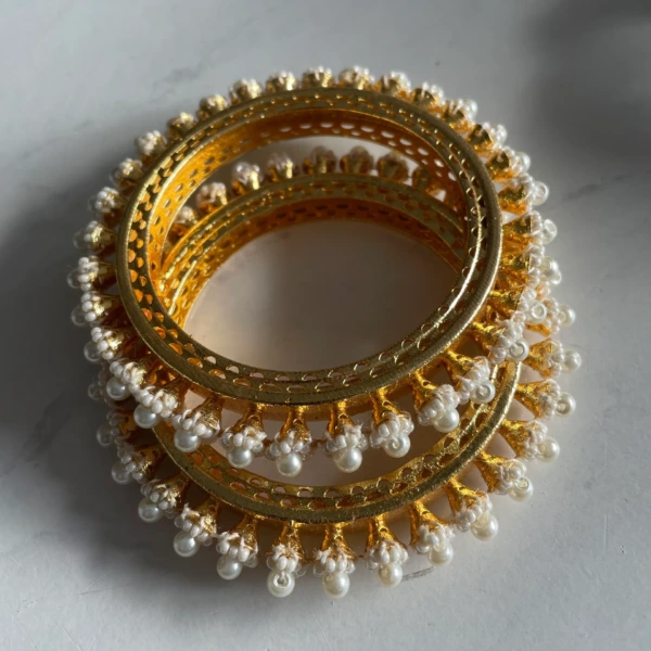 Meher Pearl Bloom Bangles